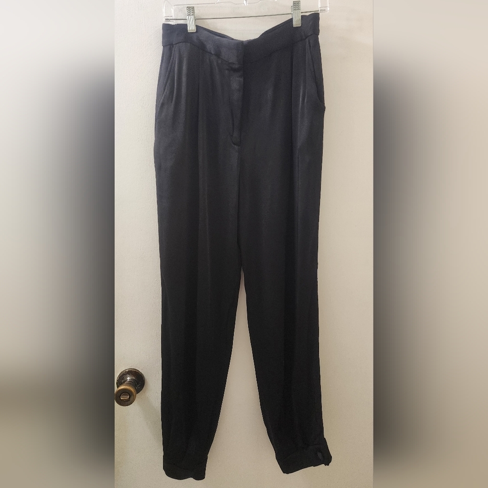 Sandro Women's Black Pants, Size 40, Viscose.